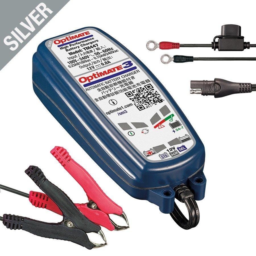 TECMATE テックメイト OptiMate 3 バッテリー充電器・バッテリーチャージャー バッテリー関連