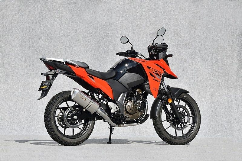 YAMAMOTO RACING ヤマモトレーシング SUS TYPE-SA Vストローム250SX SUZUKI スズキ フルエキゾーストマフラー マフラー サイレンサーカラー：チタン