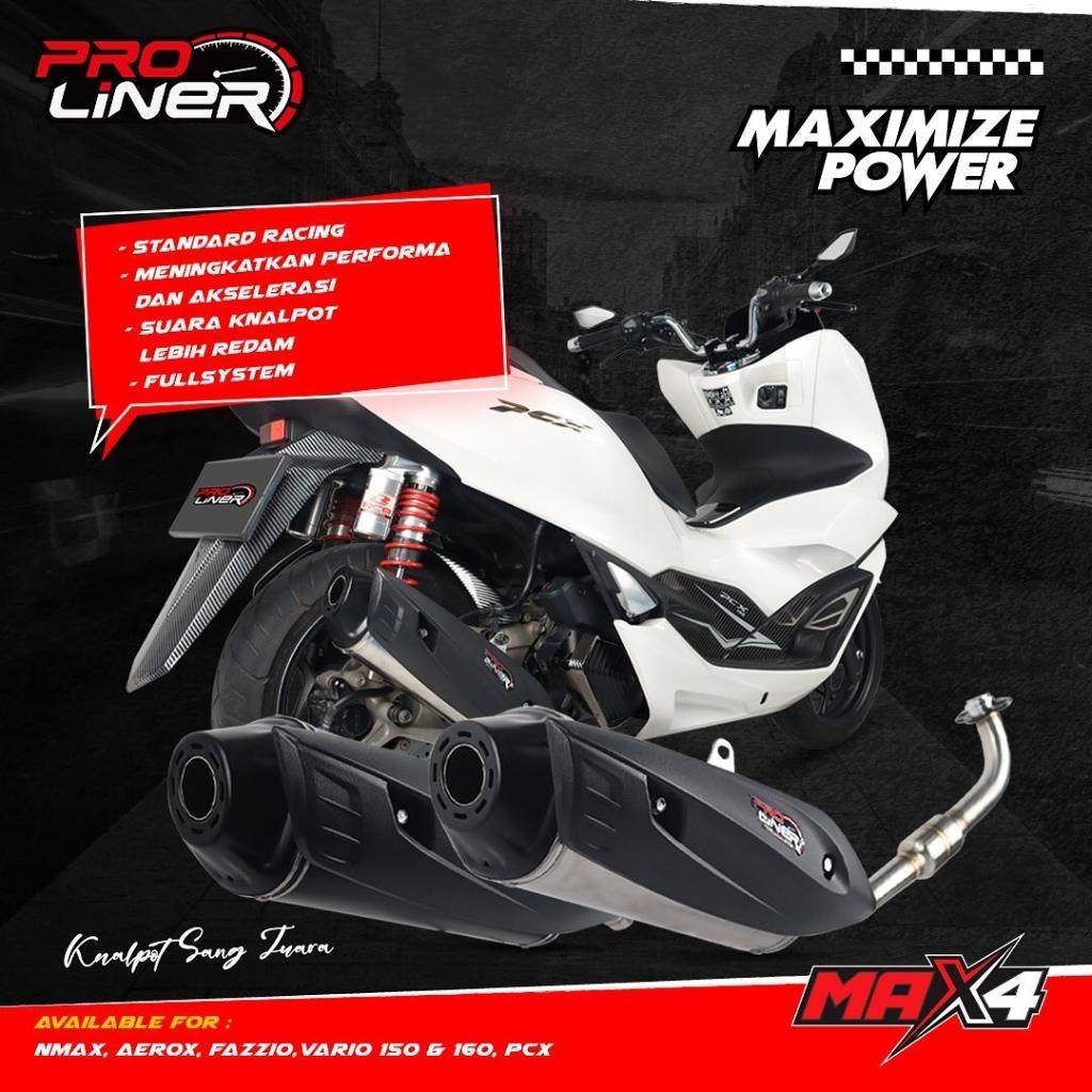 Pro Liner プロライナー MAX-4 フルエキゾーストマフラー PCX 150 PCX150 HONDA ホンダ マフラー 22,166円