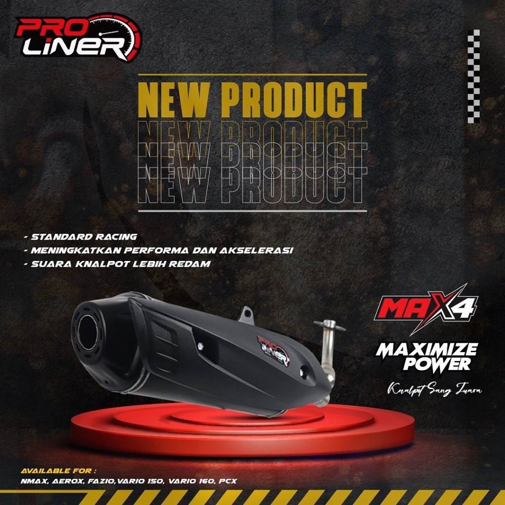 Pro Liner プロライナー MAX-4 フルエキゾーストマフラー FAZIO FAZZIO125 YAMAHA ヤマハ マフラー