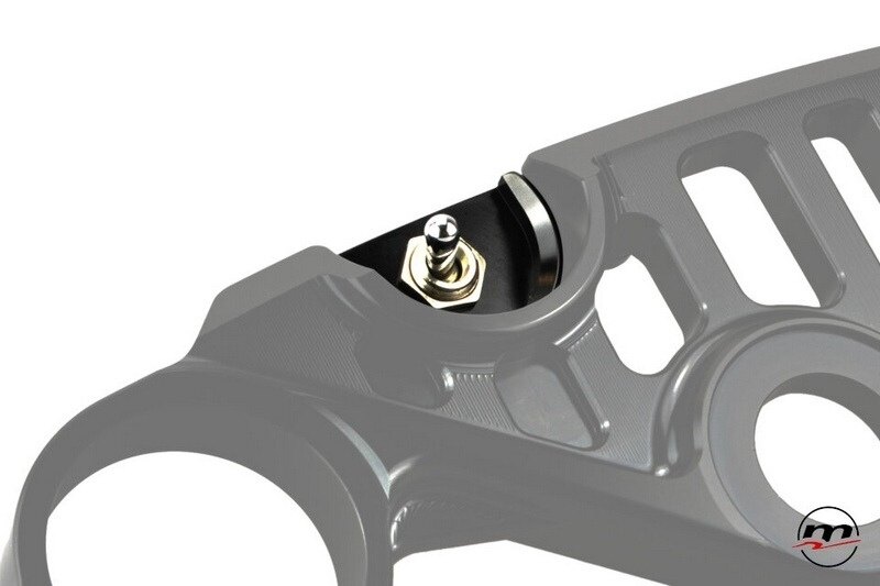 Melotti メロッティー Switch with Support For Race Top Yoke TDM900 YAMAHA ヤマハ その他ハンドルスイッチオプション・補修部品 ハンドル周辺パーツ ハンドル