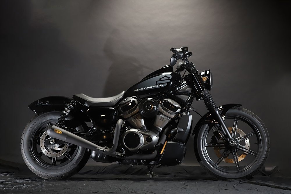GLEAMING WORKS グリーミンワークス クラブマンサイレンサー with SUS 2in1 キャスティングエキゾーストシステム RH975 NIGHTSTER Special HARLEY-DAVIDSON ハーレーダビッドソン フルエキゾーストマフラー マフラー