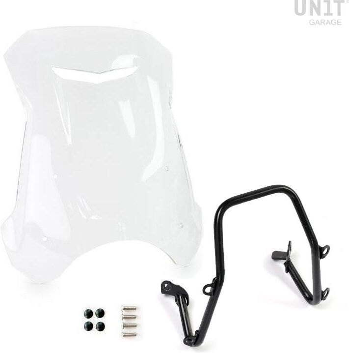 UNIT GARAGE ユニットガレージ Unit Garage Windshield with GPS support for Triumph Trident 660， Transparent | 3503-Transparent スクリーン 外装