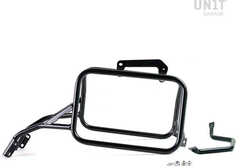 UNIT GARAGE ユニットガレージ Unit Garage Aprilia Tuareg 660 frames for Atlas aluminum side panniers, Silver | 3604-Silver バッグ・ボックス取り付けステー 車体用バッグ・ケース|ウェビック 店
