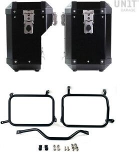 UNIT GARAGE ユニットガレージ Unit Garage Pair of Atlas 47L+41L Aluminum panniers with HD Pan America | AL2C_BL+3306_BL PAN AMERICA 1250 HARLEY-DAVIDSON ハーレーダビッドソン パニアケース 車体用バッグ・ケース 199,264円