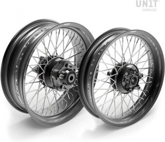 UNIT GARAGE ユニットガレージ Unit Garage Pair of spoked wheels Triumph T100 48M6 | 3124_tubeless BONNEVILLE TRIUMPH トライアンフ ホイール ホイール関連 足回り