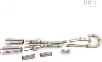 UNIT GARAGE ユニットガレージ Unit Garage Triumph 1200XC & XE Headpipe without catalitic converter in inox | 3133+3134+2xU021DX SCRAMBLER 1200 XC TRIUMPH トライアンフ フルエキゾーストマフラー マフラー