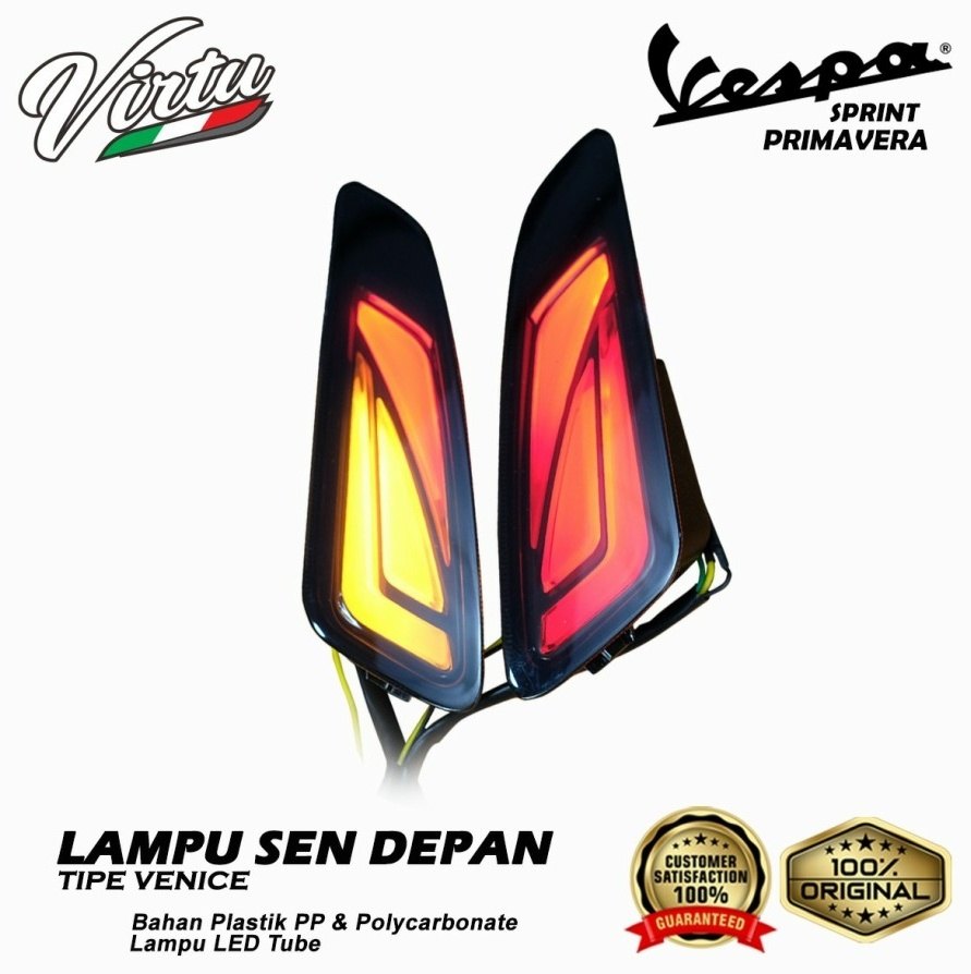 Virtu バーチュ Venice Front Turn Signal Sprint150 Primavera150 i-get Vespa ベスパ ウインカー 灯火類 電装系|ウェビック 店