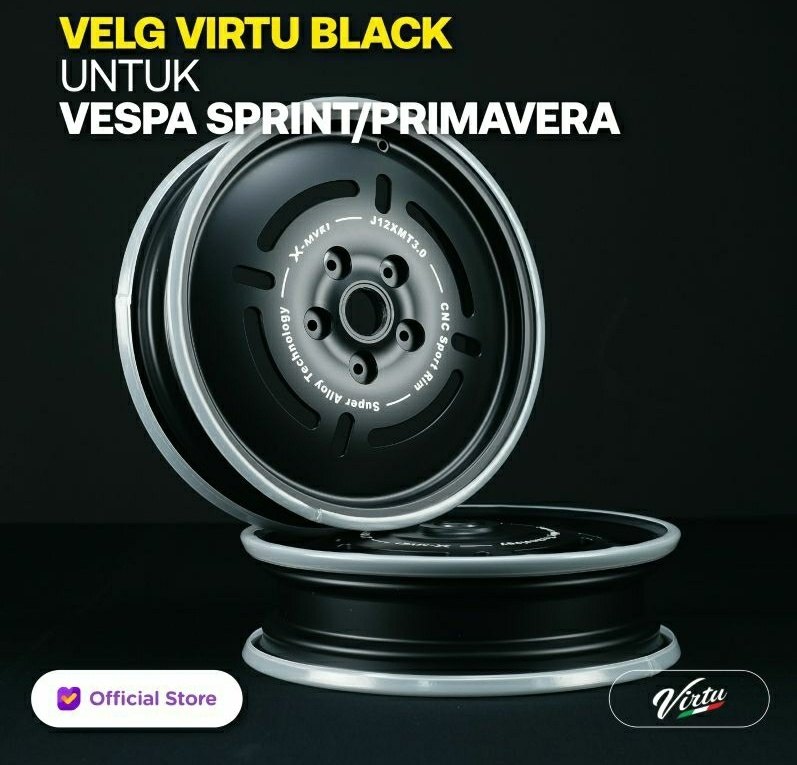 Virtu バーチュ Vintage Wheel Sprint150 Primavera150 Vespa ベスパ ホイール ホイール関連 足回り