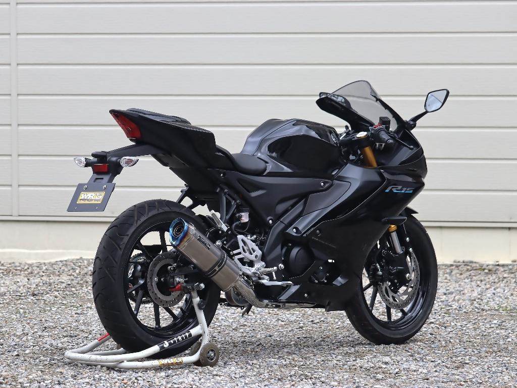 WR’S ダブルアールズ SS-OVALチタンサイレンサーフルエキゾースト YZF-R15 YZF-R125 MT-125 YAMAHA ヤマハ フルエキゾーストマフラー マフラー