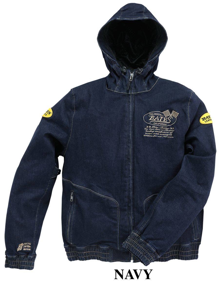 BATES ベイツ ストレッチデニムパーカー オールシーズンジャケット ジャケット アパレル