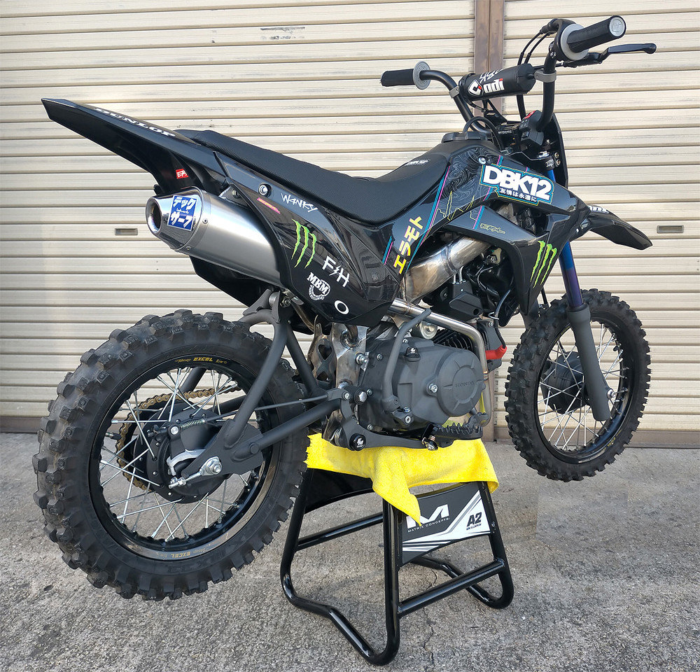 techserfu テックサーフ スーパーモト マックス／Super Moto MAX CRF110F HONDA ホンダ フルエキゾーストマフラー マフラー｜ウェビック　店