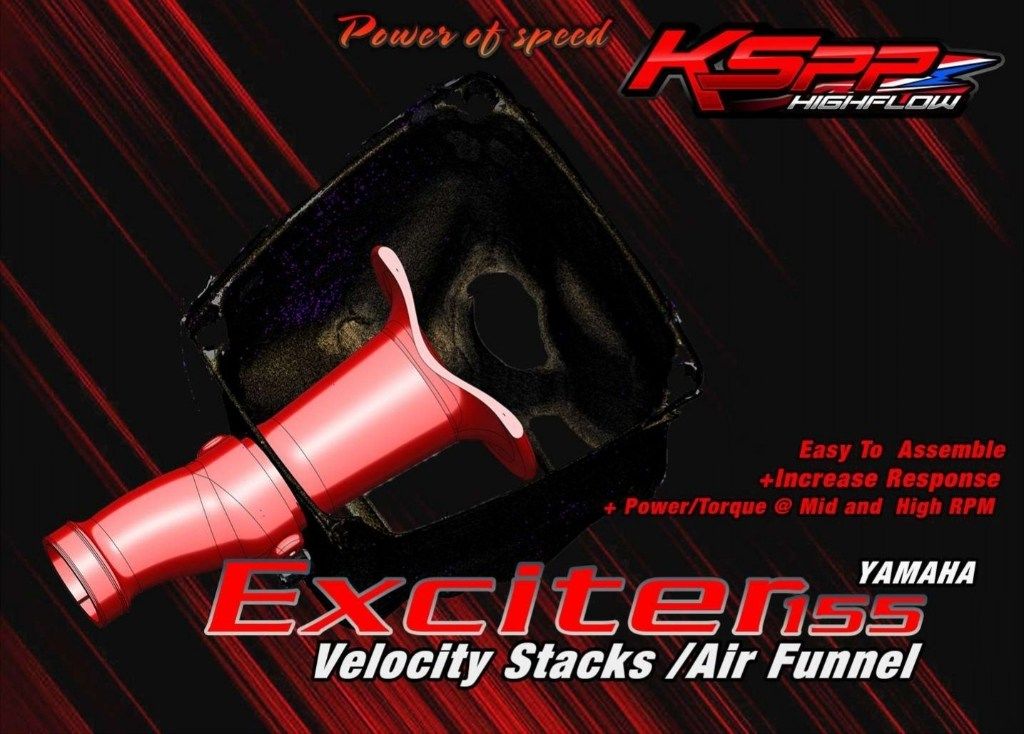KSPP ケーエスピーピー Velocity stack Yamaha-Exciter155 EXCITER155 YAMAHA ヤマハ ファンネル 吸気関連 エンジン