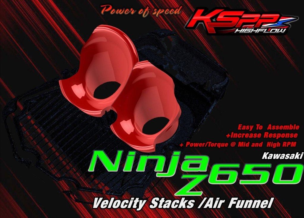 KSPP ケーエスピーピー Velocity stack Kawasaki_Ninja650/Z650 NINJA650 Z650 KAWASAKI カワサキ ファンネル 吸気関連 エンジン