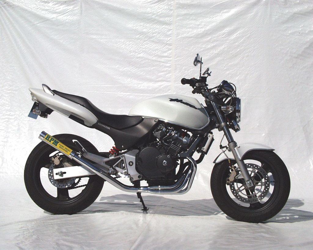 ホーネット250 ショート管 メッキ マフラー プリティーレーシング 楽天市場】HONDA ホーネット250 ショート管 70π 新品 マフラー