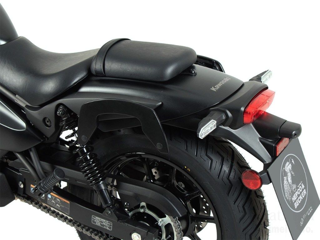 HEPCO&BECKER ヘプコ&ベッカー サイドソフトケースホルダー 「C-Bow」 Eliminator 400 500 KAWASAKI カワサキ バッグ・ボックス取り付けステー 車体用バッグ・ケース