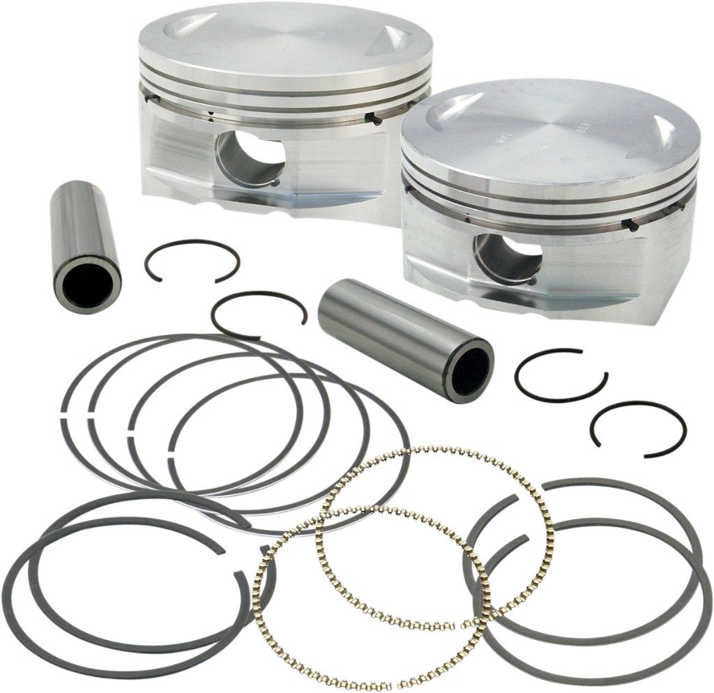 S&S CYCLE エスアンドエス サイクル Piston Kit for S＆S Motors［0910-2142］ HARLEY-DAVIDSON ハーレーダビッドソン ピストン エンジンパーツ エンジン｜ウェビック　店
