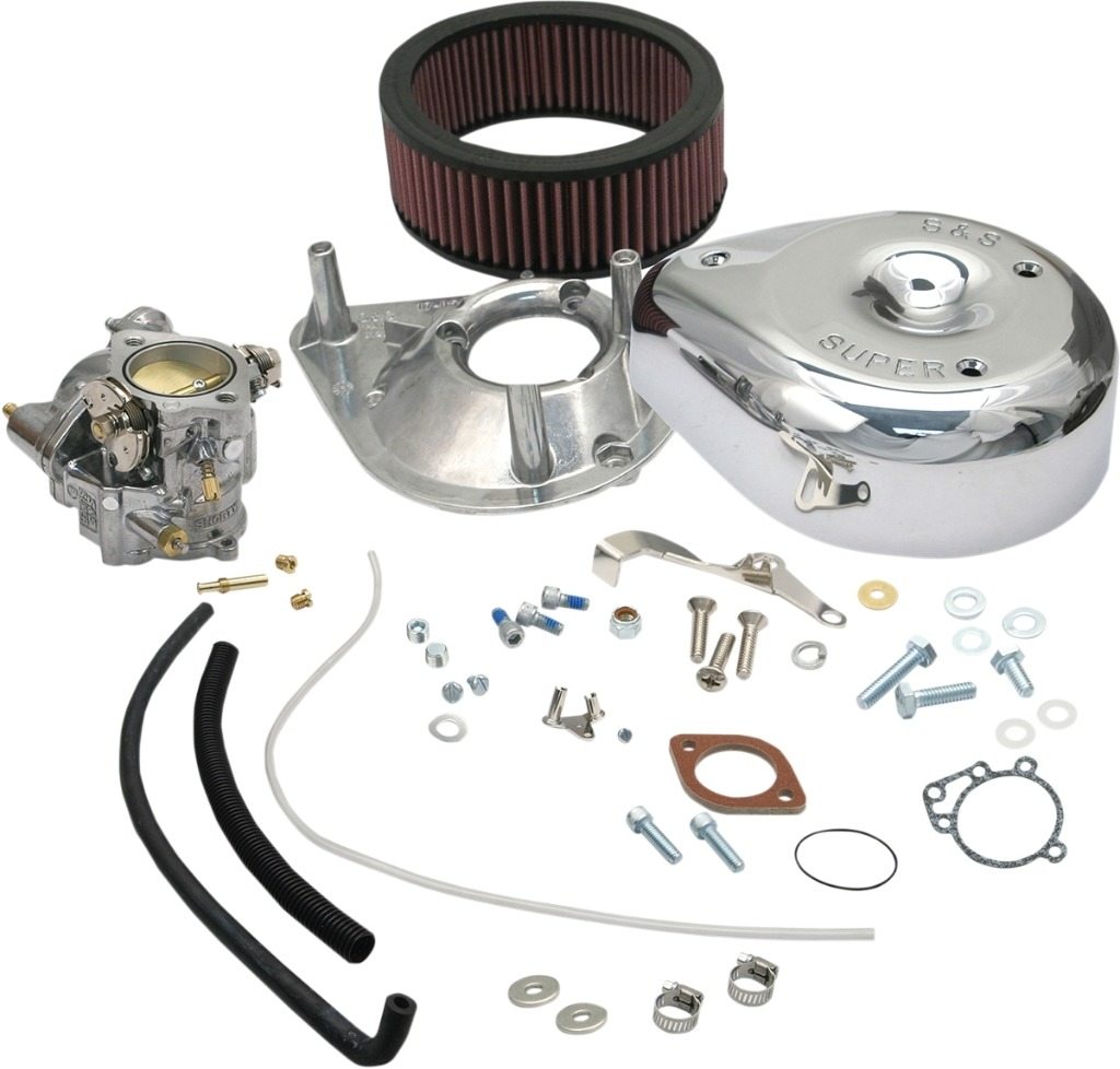 S&S CYCLE エスアンドエス サイクル Super E Carburetor Kit w/o Manifold［1001-0045］ HARLEY-DAVIDSON ハーレーダビッドソン キャブレター 吸気関連 エンジン｜ウェビック　店