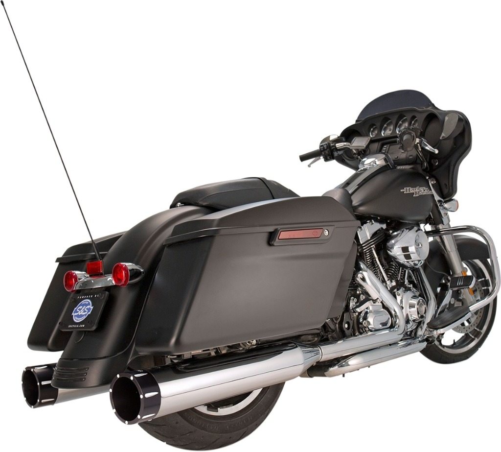 S&S CYCLE エスアンドエス サイクル MK45 スリップオンマフラー［1801-0851］ HARLEY-DAVIDSON ハーレーダビッドソン スリップオンマフラー マフラー｜ウェビック　店