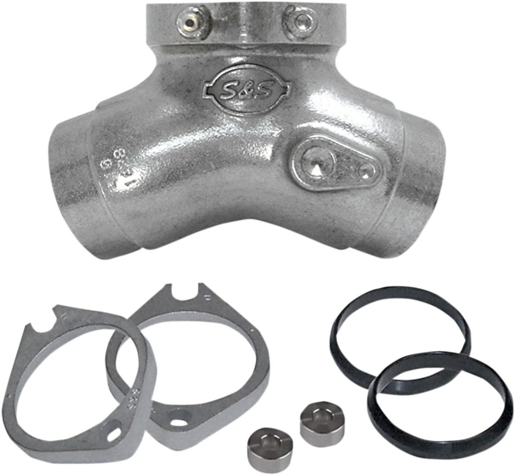 S&S CYCLE エスアンドエス サイクル Manifold Conversion Kit for 80' Evolution［1050-0296］ HARLEY-DAVIDSON ハーレーダビッドソン インシュレーター・マニホールド 吸気関連 エンジン｜ウェビック　店