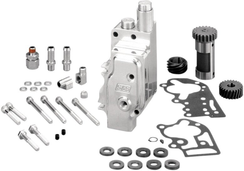S&S CYCLE エスアンドエス サイクル High Volume/High Pressure (HVHP) Polished Billet Oil Pump［31-6302］ HARLEY-DAVIDSON ハーレーダビッドソン オイルポンプ エンジンパーツ エンジン｜ウェビック　店
