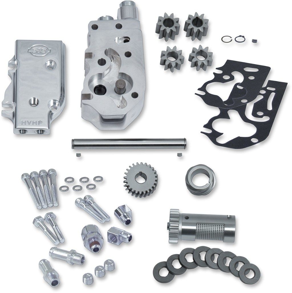 S&S CYCLE エスアンドエス サイクル High Volume/High Pressure (HVHP) Polished Billet Oil Pumps［0932-0188］ HARLEY-DAVIDSON ハーレーダビッドソン オイルポンプ エンジンパーツ エンジン｜ウェビック　店