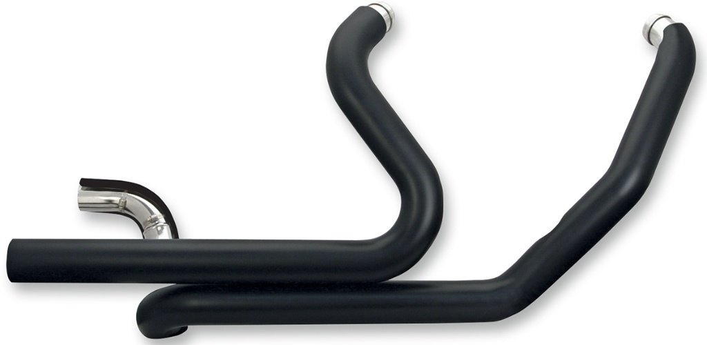 S&S CYCLE エスアンドエス サイクル Power Tune Dual Headers HARLEY-DAVIDSON ハーレーダビッドソン エキゾーストパイプ マフラー Color/Finish：Black/Ceramic［1802-0389］｜ウェビック　店