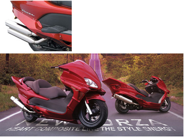 EIGHT(才谷屋) エイト(サイタニヤ) サイドエフェクト 純正色 フォルツァMF08 HONDA ホンダ その他スクーター外装 カウル関連 外装 カラー：純正色キャンディーグローリーレッド