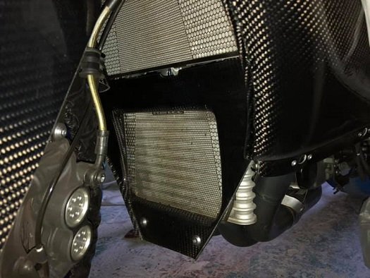 EIGHT(才谷屋) エイト(サイタニヤ) ノーマルオイルクーラー用シュラウド YZF-R1 YAMAHA ヤマハ ラジエーター 冷却関連 エンジン