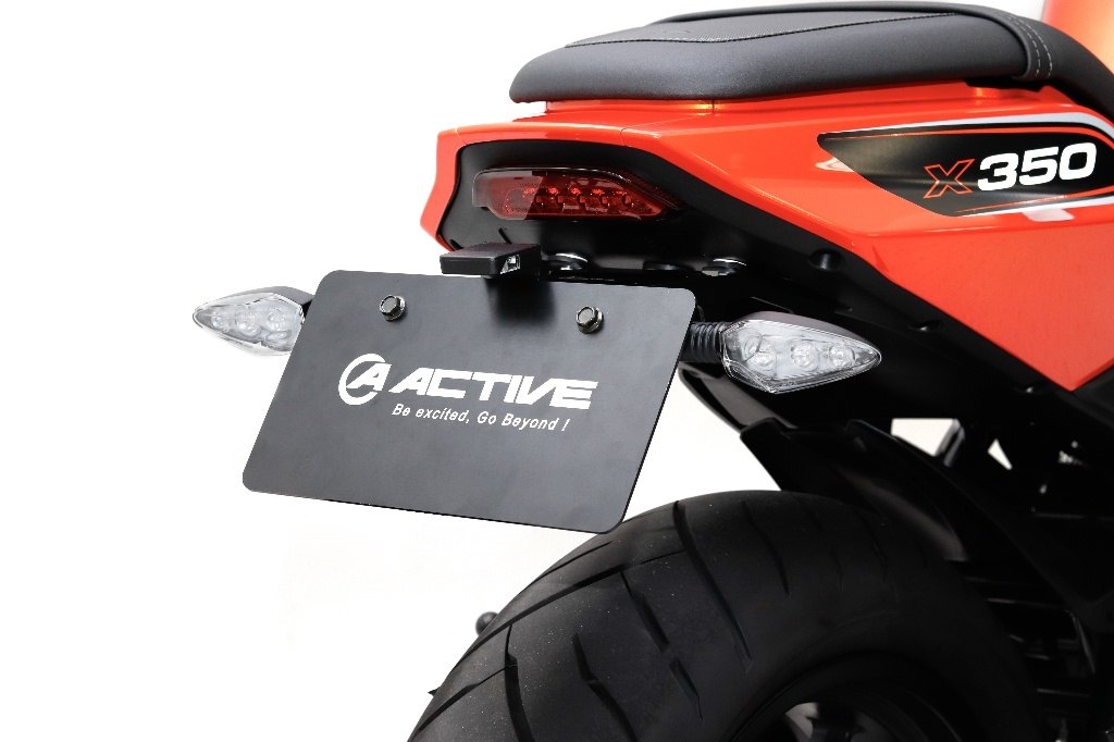 ACTIVE アクティブ フェンダーレスキット LEDナンバ-灯付 X350 HARLEY-DAVIDSON ハーレーダビッドソン フェンダー関連 外装｜ウェビック　店