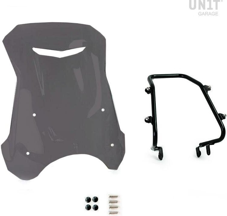 UNIT GARAGE ユニットガレージ Unit Garage Windshield with GPS support for Triumph 1200 XC-XE， Dark smoke | 3105-Dark-smoke スクリーン 外装