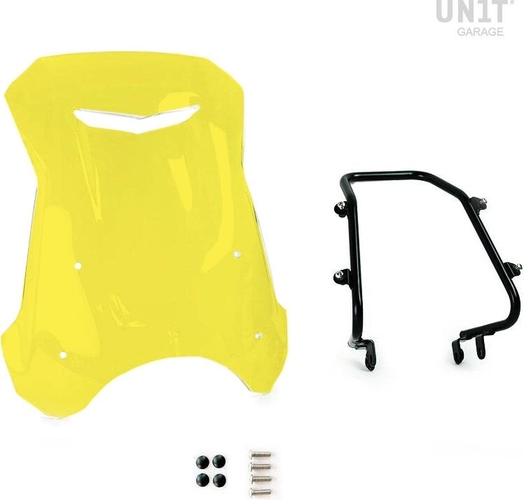 UNIT GARAGE ユニットガレージ Unit Garage Windshield with GPS support for Triumph 1200 XC-XE， Yellow | 3105-Yellow スクリーン 外装