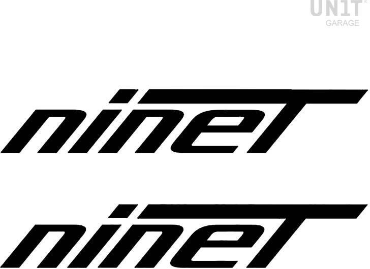 UNIT GARAGE ユニットガレージ Unit Garage NineT stickers， Black | 2409-Black ステッカー・デカール 外装