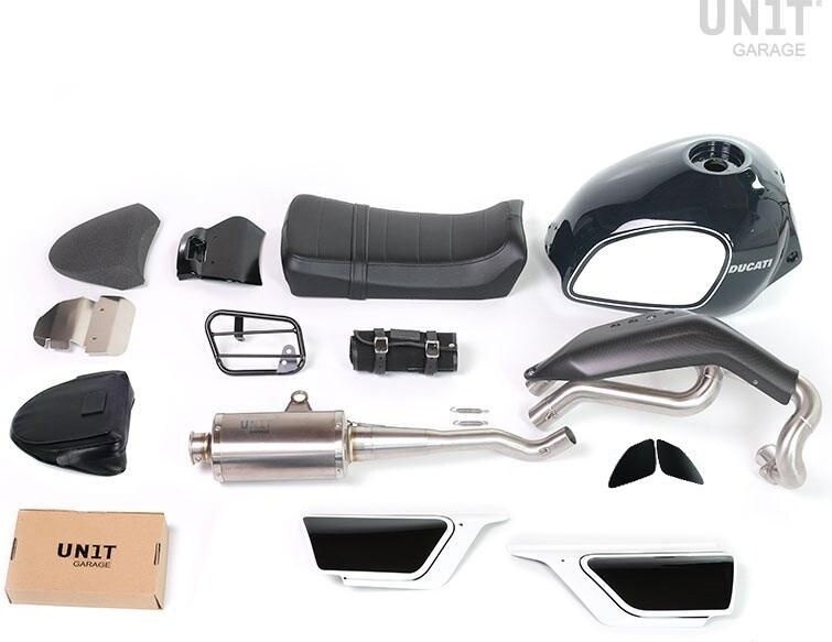 UNIT GARAGE ユニットガレージ Unit Garage Kit Complete Fuoriluogo， Dark Grey | 2718-Dark-Grey フルカウル・外装セット カウル関連 外装