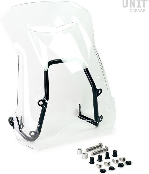 UNIT GARAGE ユニットガレージ Unit Garage Windshield with GPS support for nineT Scrambler-Pure， Transparent | 2035-Transparent スクリーン 外装