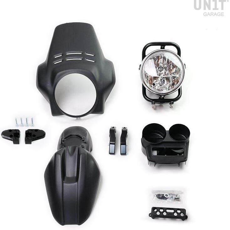 UNIT GARAGE ユニットガレージ Unit Garage Kit front headlight PRO FENOUIL R850R-R1100R， Matt Black | 2305-Matt-Black ヘッドライト 灯火類 電装系｜ウェビック　店