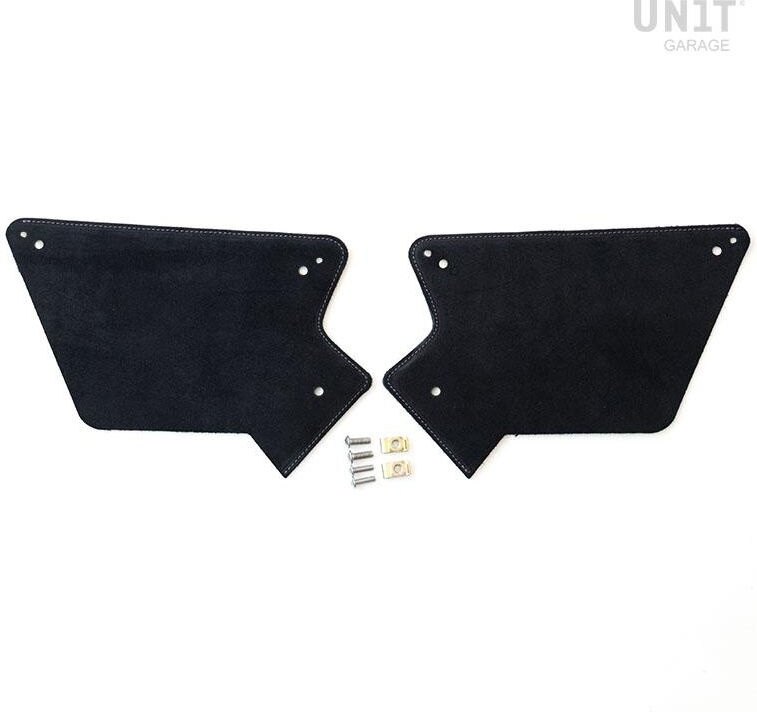 UNIT GARAGE ユニットガレージ Unit Garage Side panels in waxed suede， JetBlack | 1560_JetBlack サイドカウル・サイドカバー カウル関連 外装