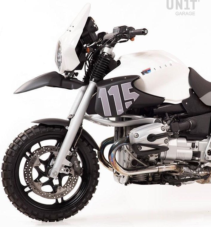 UNIT GARAGE ユニットガレージ Unit Garage Kit front headlight PRO FENOUIL R1150R， Alpinewhite+Matt black | 1566_Alpinewhite-Matt-black ヘッドライト 灯火類 電装系