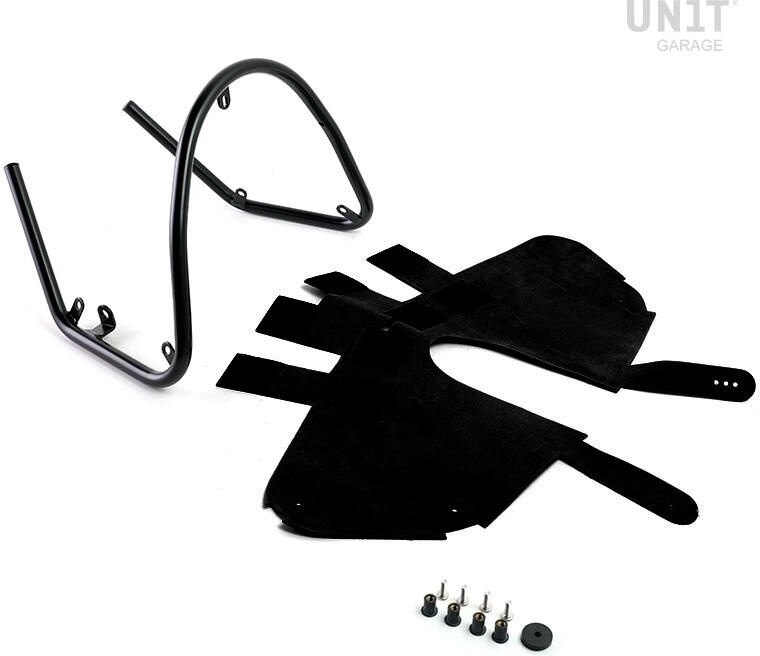 UNIT GARAGE ユニットガレージ Unit Garage Protection tube with waxed suede finishing， JetBlack | 1576_JetBlack その他ガソリンタンクオプション・補修部品 タンク関連 外装