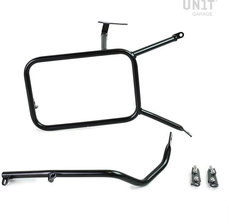 UNIT GARAGE ユニットガレージ Unit Garage Right subframe nineT for Atlas aluminum panniers， Black | 1687-Black サイドキャリア 外装