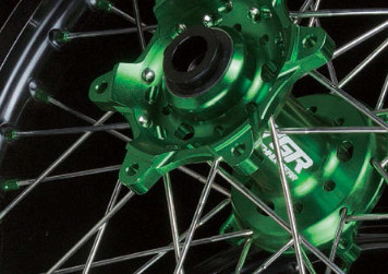 TGR TECHNIX GEAR TGRテクニクスギア TYPE-R Dirt Track(ダートトラック)用ホイール(前後セット) Xtrainer BETA ベータ ホイール ホイール関連 足回り ハブカラー：ブルー / ニップルカラー：ブルー / ブラックスポーク：フロントのみ｜ウェビック　店