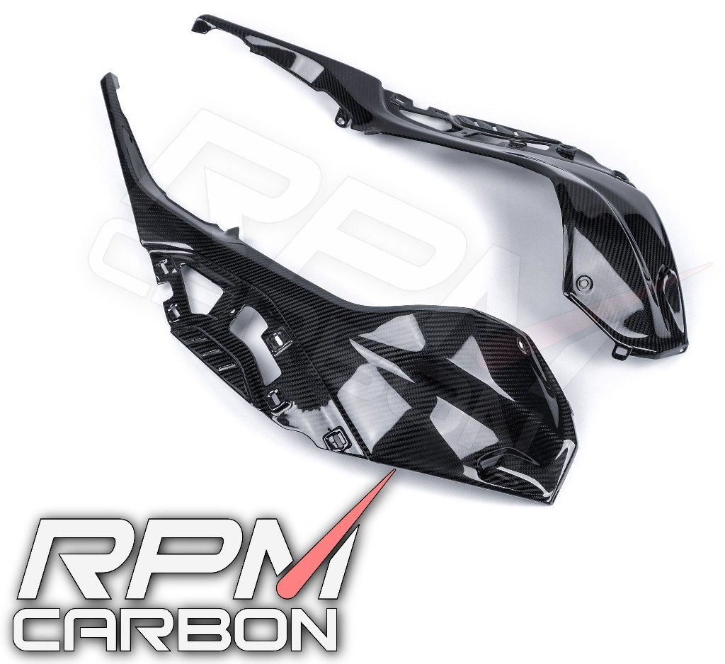 RPM CARBON アールピーエムカーボン タンクサイドカバー (純正タイプ) S1000RR 2020- M1000RR BMW サイドカウル・サイドカバー カウル関連 外装｜ウェビック　店