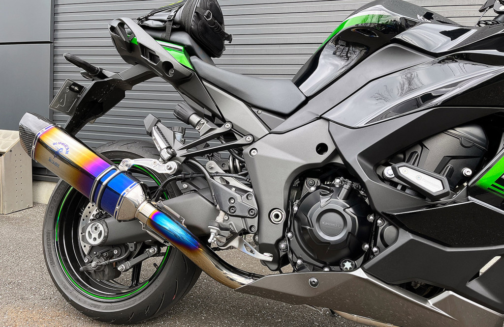 AELLA アエラ (8BL 車検対応)リアルスペックマフラー ダウンタイプ Ninja1000SX KAWASAKI カワサキ フルエキゾーストマフラー マフラー|ウェビック 店