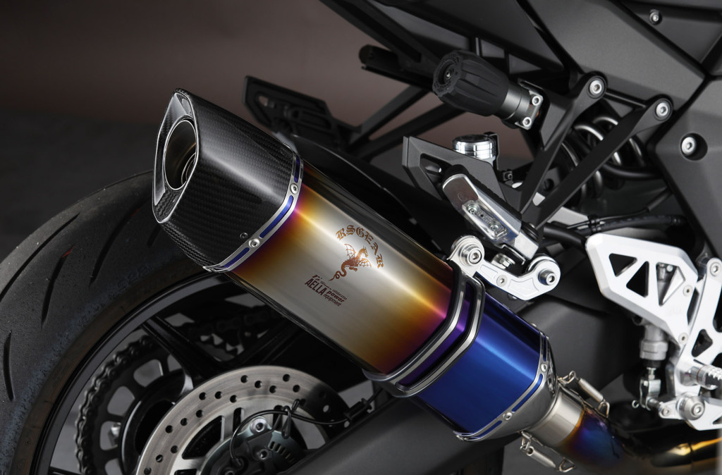 AELLA アエラ (8BL 車検対応)リアルスペックマフラー Ninja1000SX KAWASAKI カワサキ フルエキゾーストマフラー マフラー|ウェビック 店