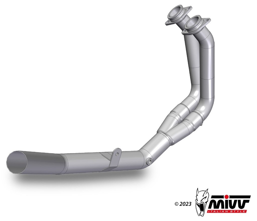 MIVV ミヴ キャタライザーレス中間パイプ XL 750 TRANSALP HONDA ホンダ エキゾーストパイプ マフラー 53,811円