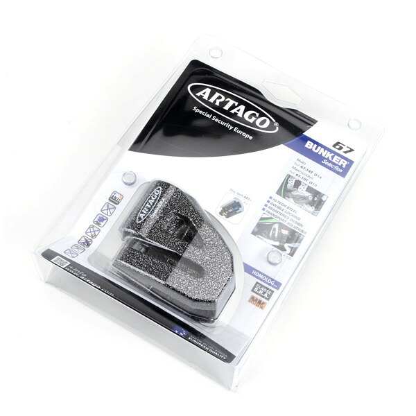 ARTAGO アルタゴ 67 BRUTAL disclock Φ10 ディスクロック 保管・盗難防止用品|ウェビック 店