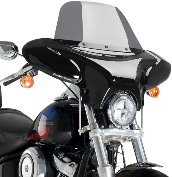 Puig プーチ ウインドシールド バットウイング WINDSHIELD BATWING SOFTAIL LOW RIDER HARLEY-DAVIDSON ハーレーダビッドソン スクリーン 外装｜ウェビック　店