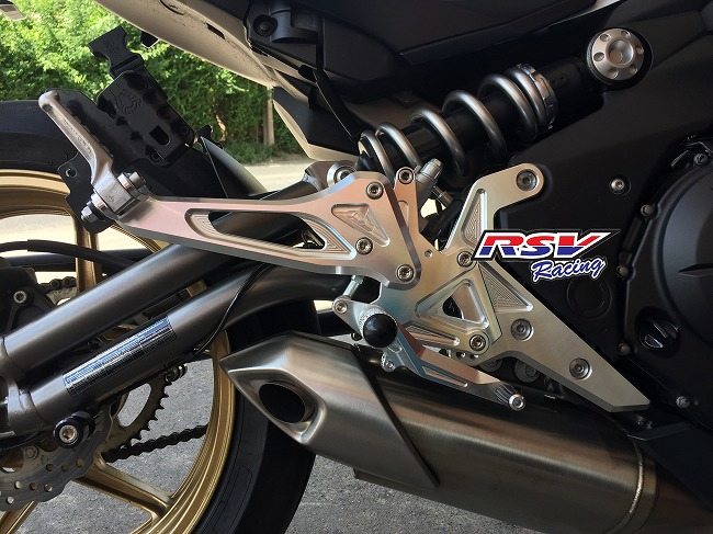 RSV racing アールエスブイレーシング Rearset adjustable ER-6N 12-16 ER-6n KAWASAKI カワサキ バックステップ ステップ 足回り|ウェビック 店
