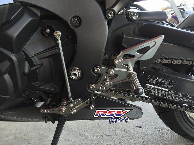 RSV racing アールエスブイレーシング Rearset adjustable CBR1000-12-14 CBR1000 HONDA ホンダ バックステップ ステップ 足回り