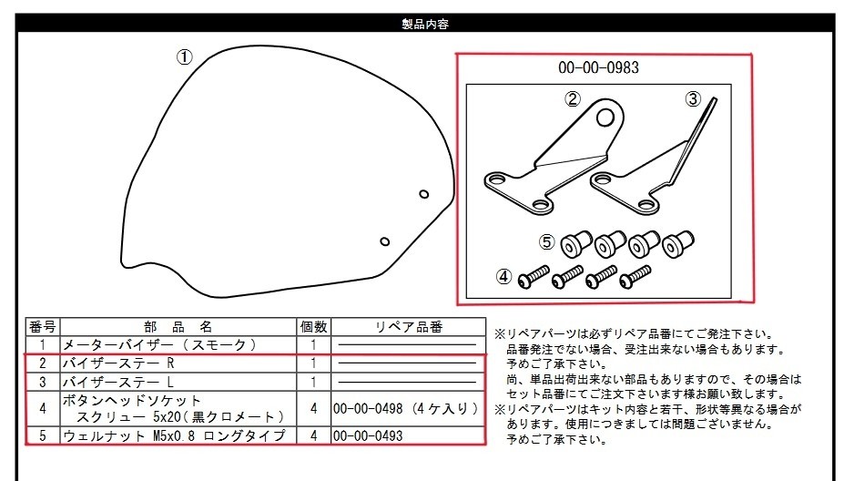 SP武川 SPタケガワ 【補修部品】スクリーンステーセット／(09-11-0089)用 スーパーカブ C125 HONDA ホンダ スクリーン取付けステー・部品 外装